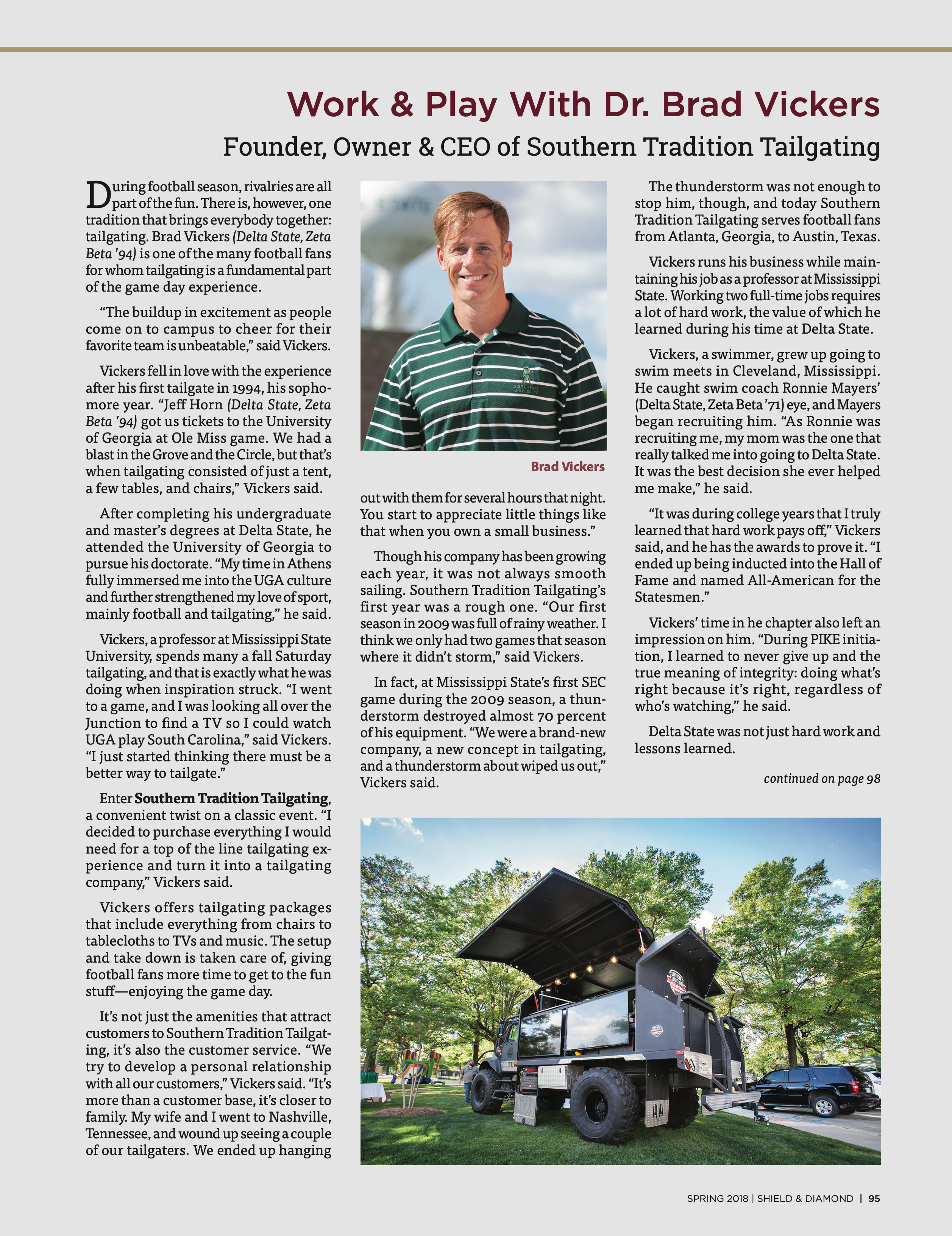 Work & Play With Dr. Brad Vickers